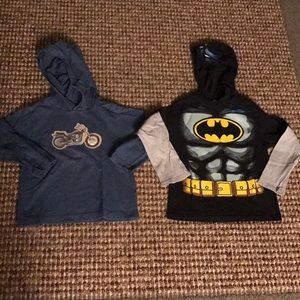 ⛔️SOLD⛔️ 💰 3 for $25 🏷 Super adorable boys hooded long sleeve shirt LOT